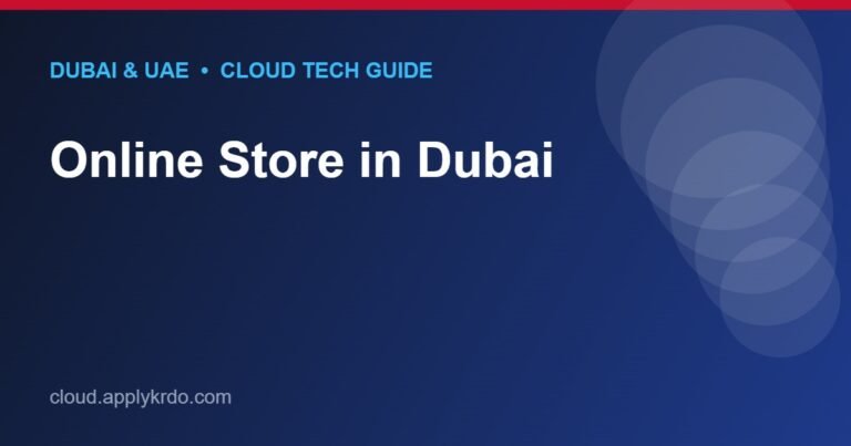 Online Store in Dubai