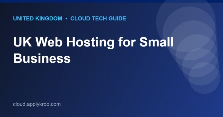 UK Web Hosting for Small Business